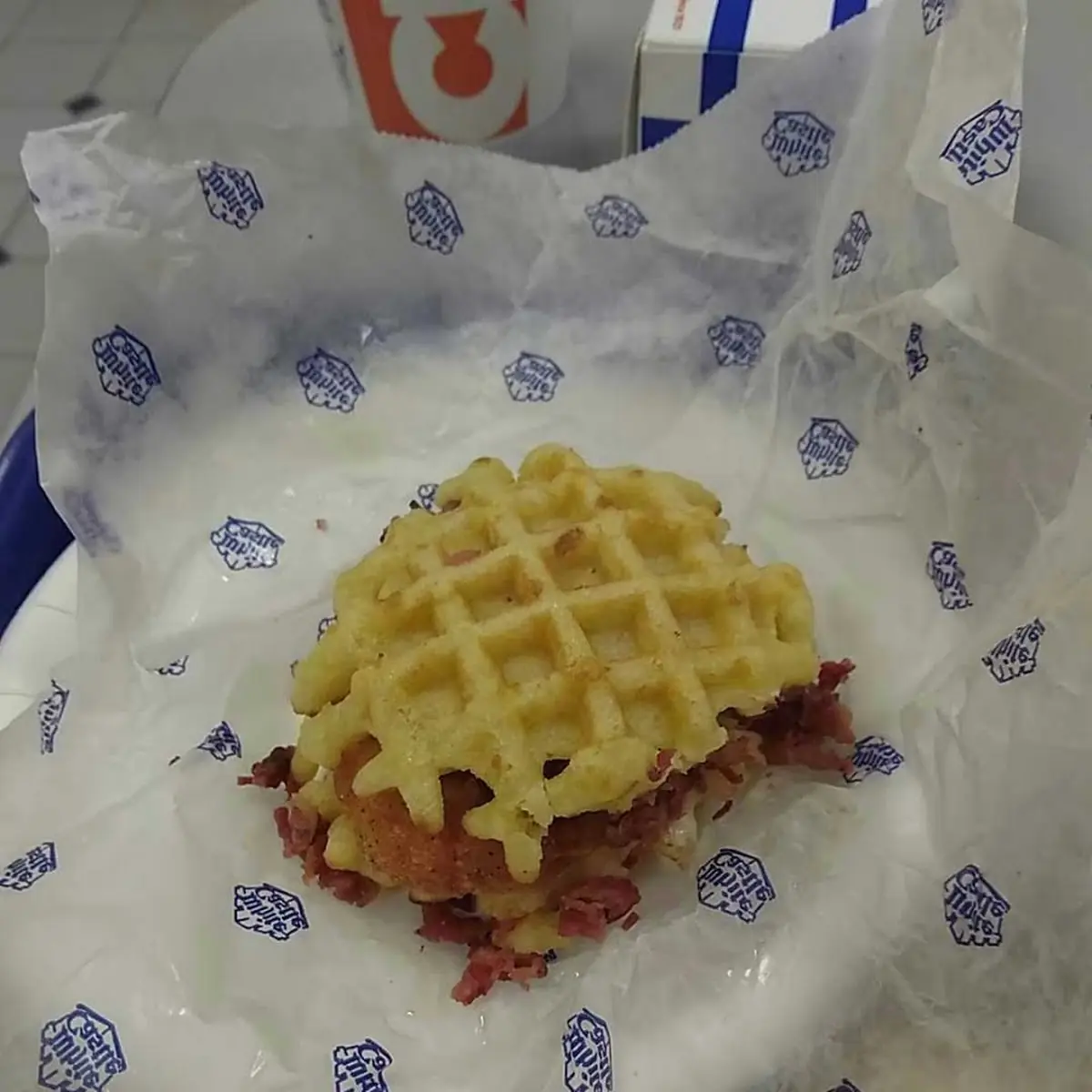 Chicken Waffle Sandwich