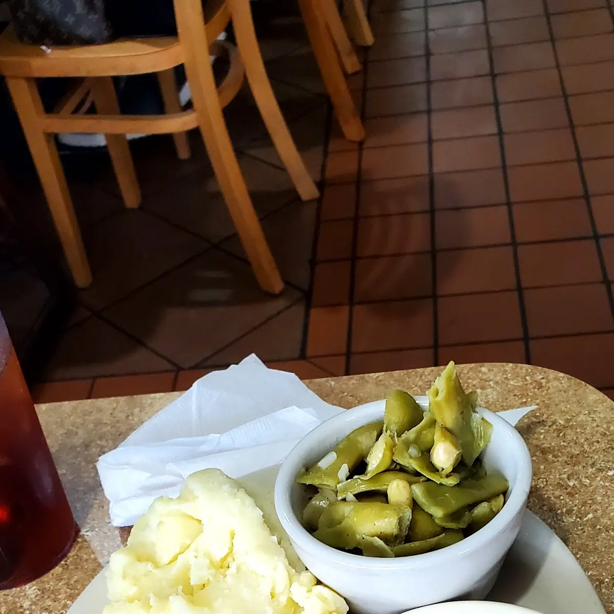 Liver Mash Potatoes Green Beans