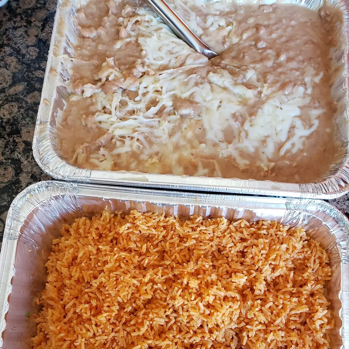 Rice & Refried Beans