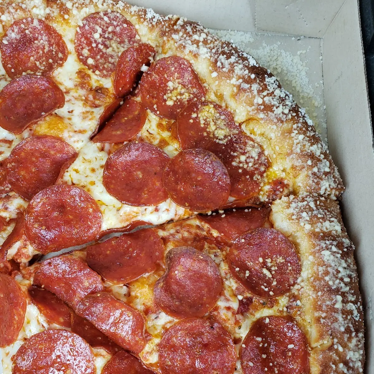 Cheese Crust Pepperoni Pizza