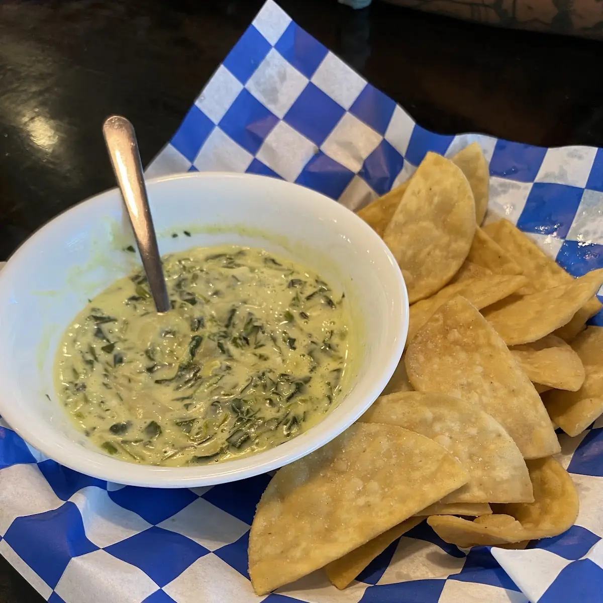 Spinach Artichoke Dip & Pita Points