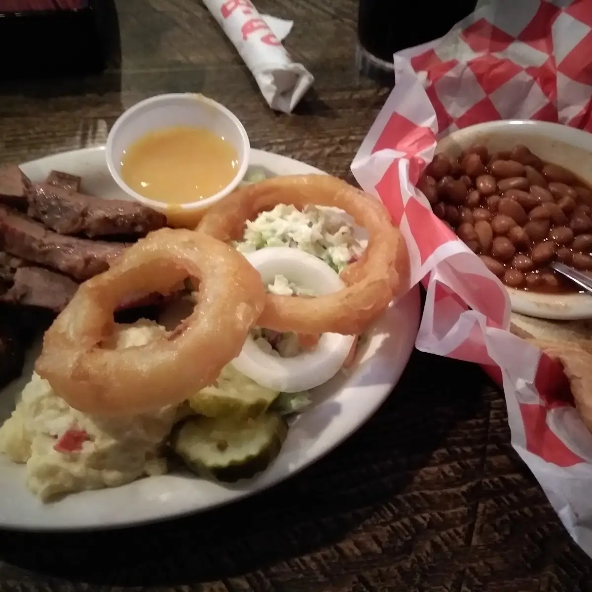 Light Combination Plate with Beef and Brisket