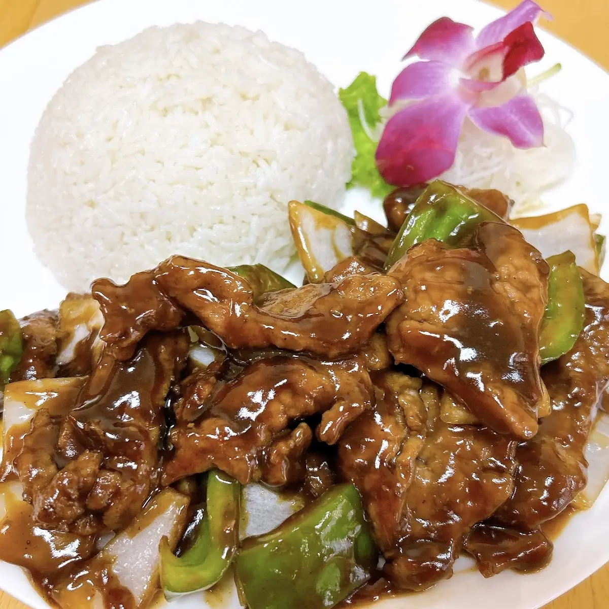 Beef with Garlic Sauce