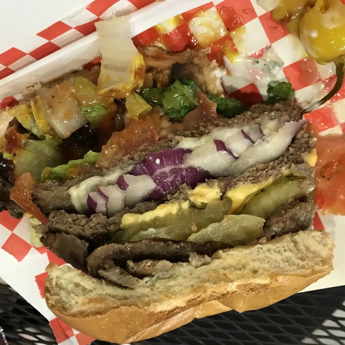 Gyro Cheese Burger