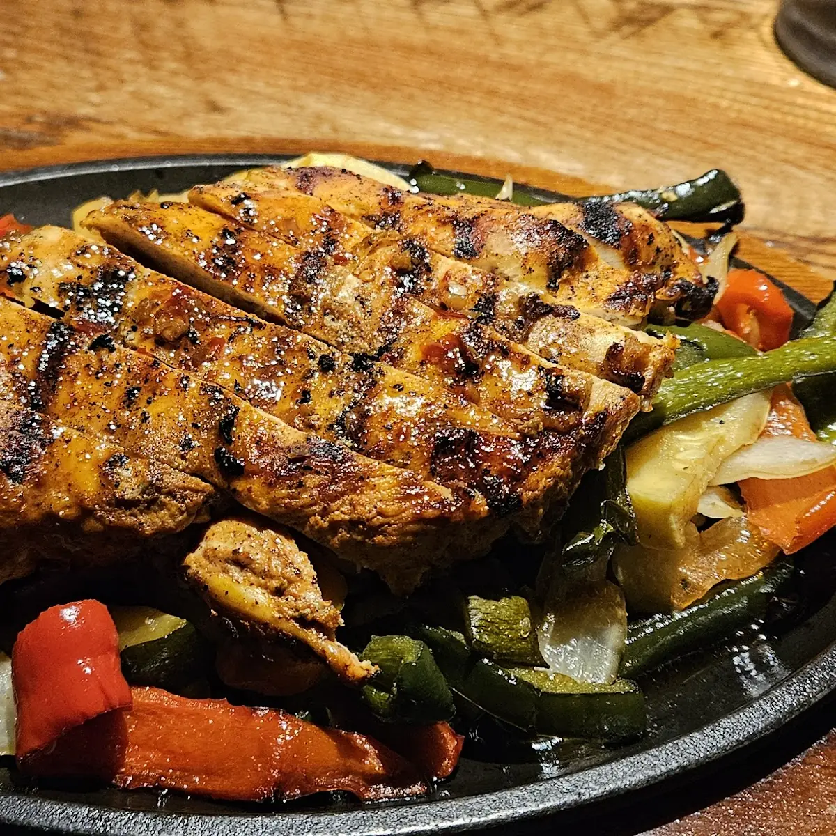 Sizzling Chicken Fajitas Platter