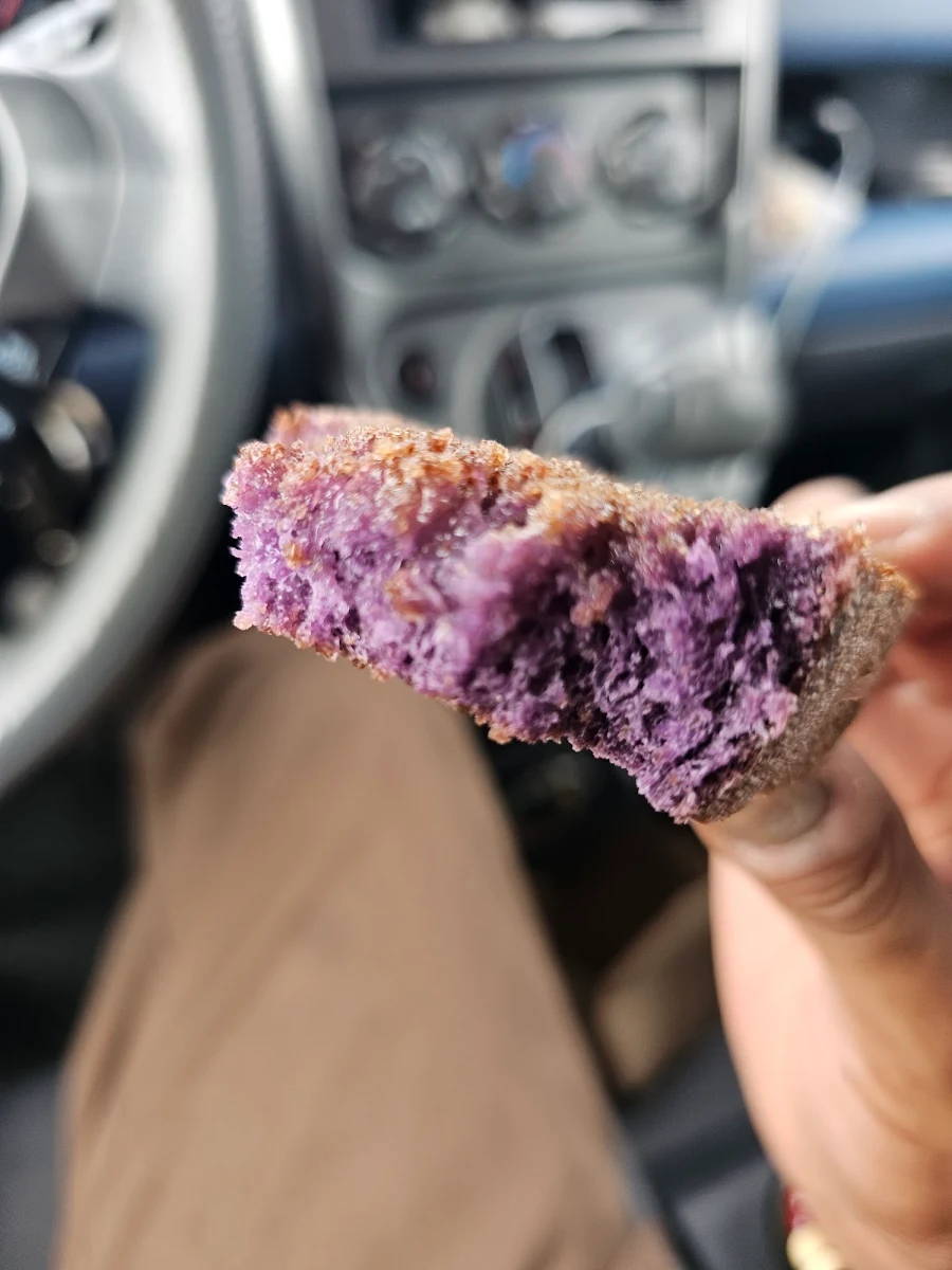 Ube Toast with Cinnamon Sugar Spread