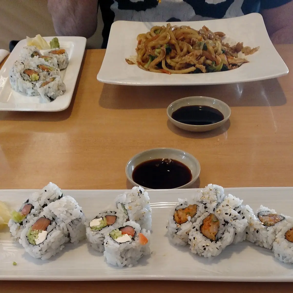California Roll and Spicy Tuna Roll