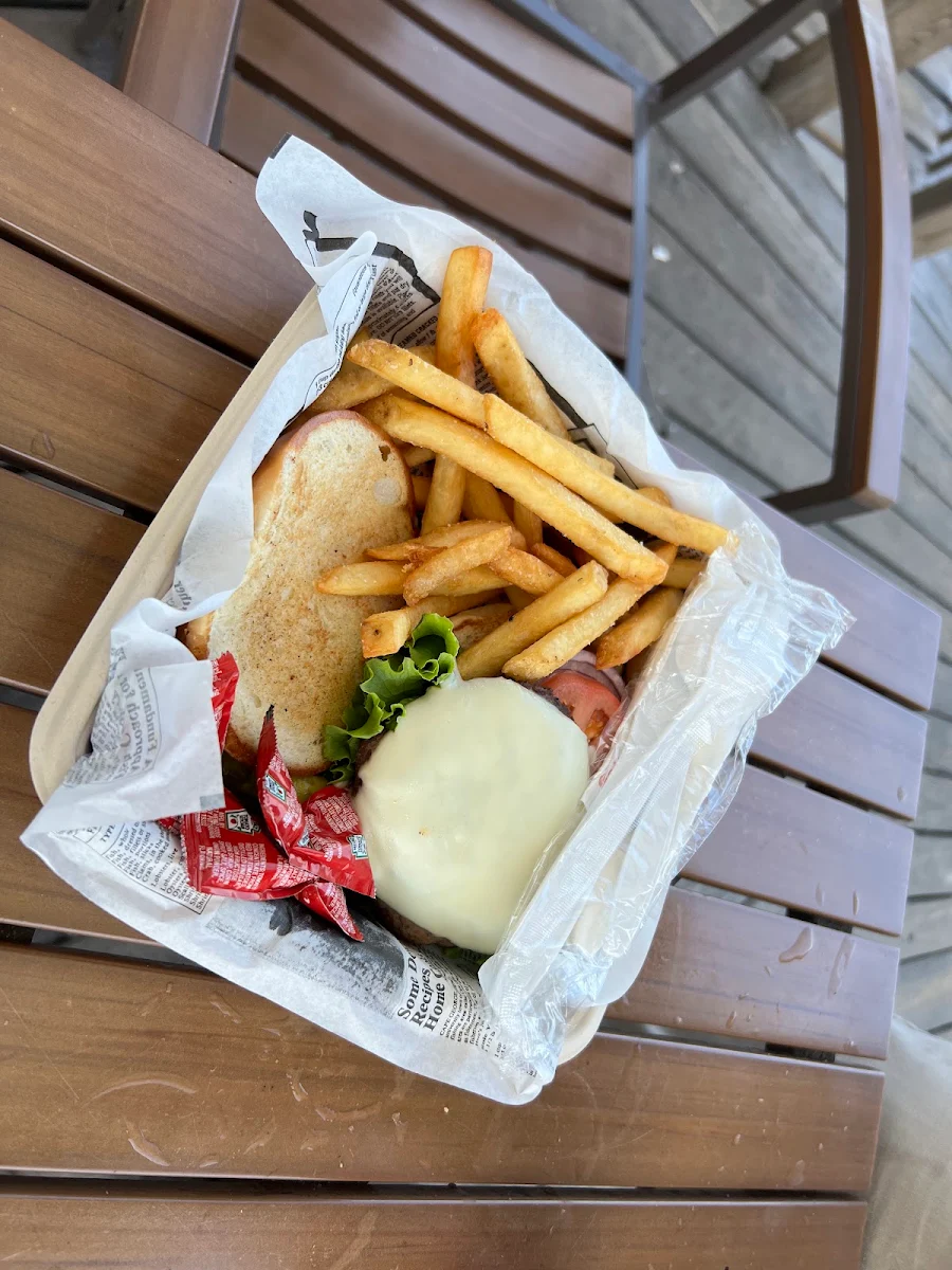 Burger and Fries