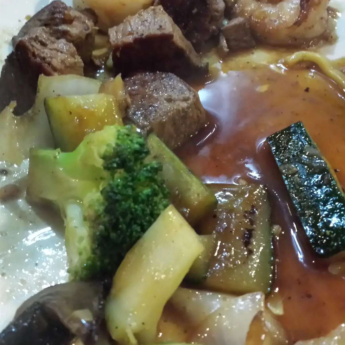 Filet Mignon with Shrimp