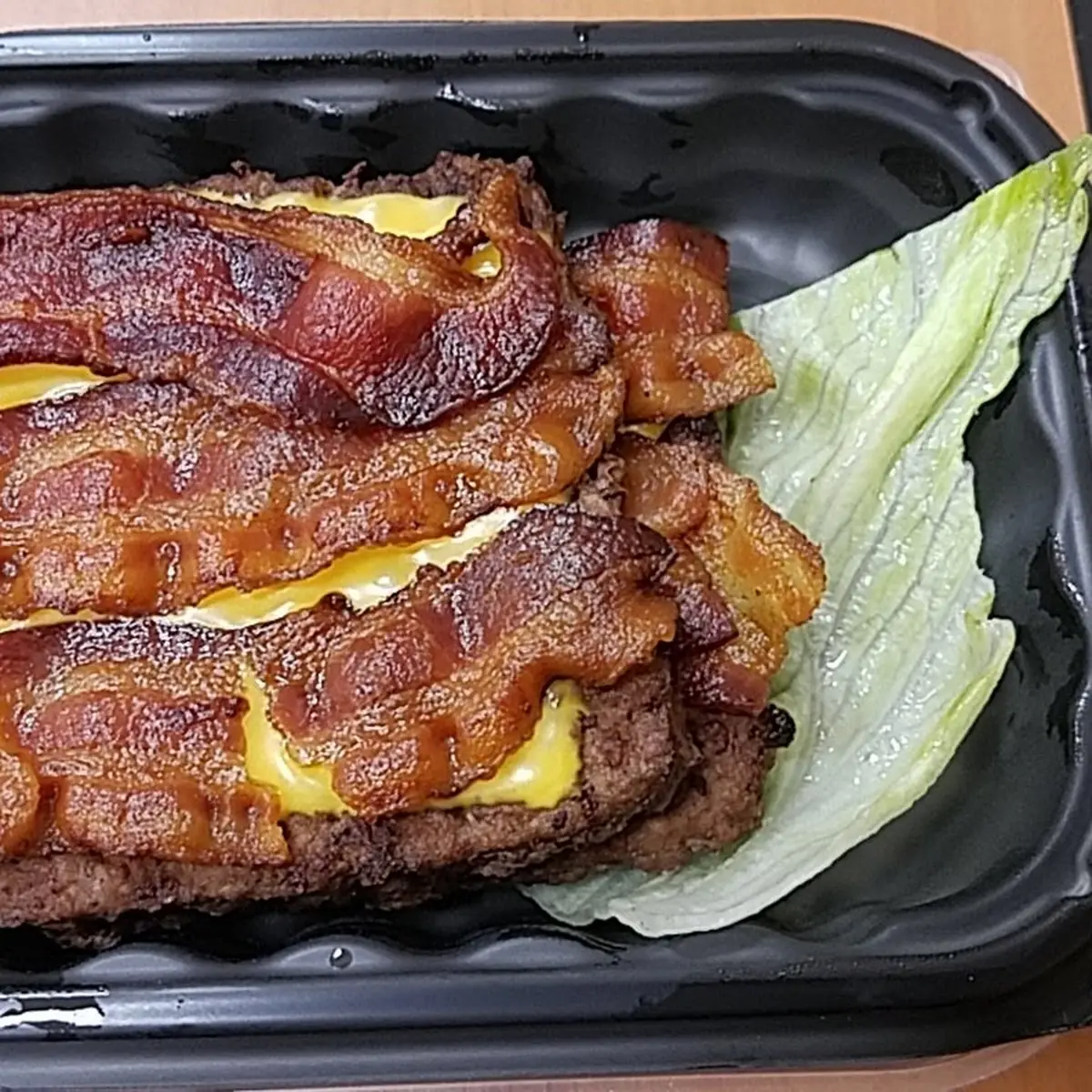 Bacon Bourbon Triple Cheeseburger