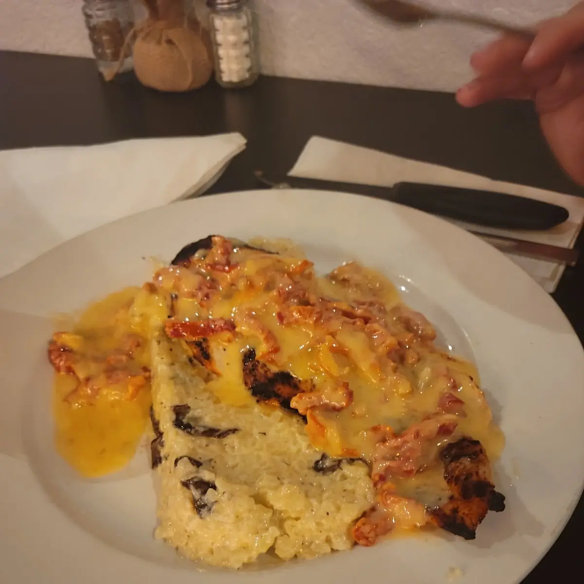 T P O Mushroom Chicken