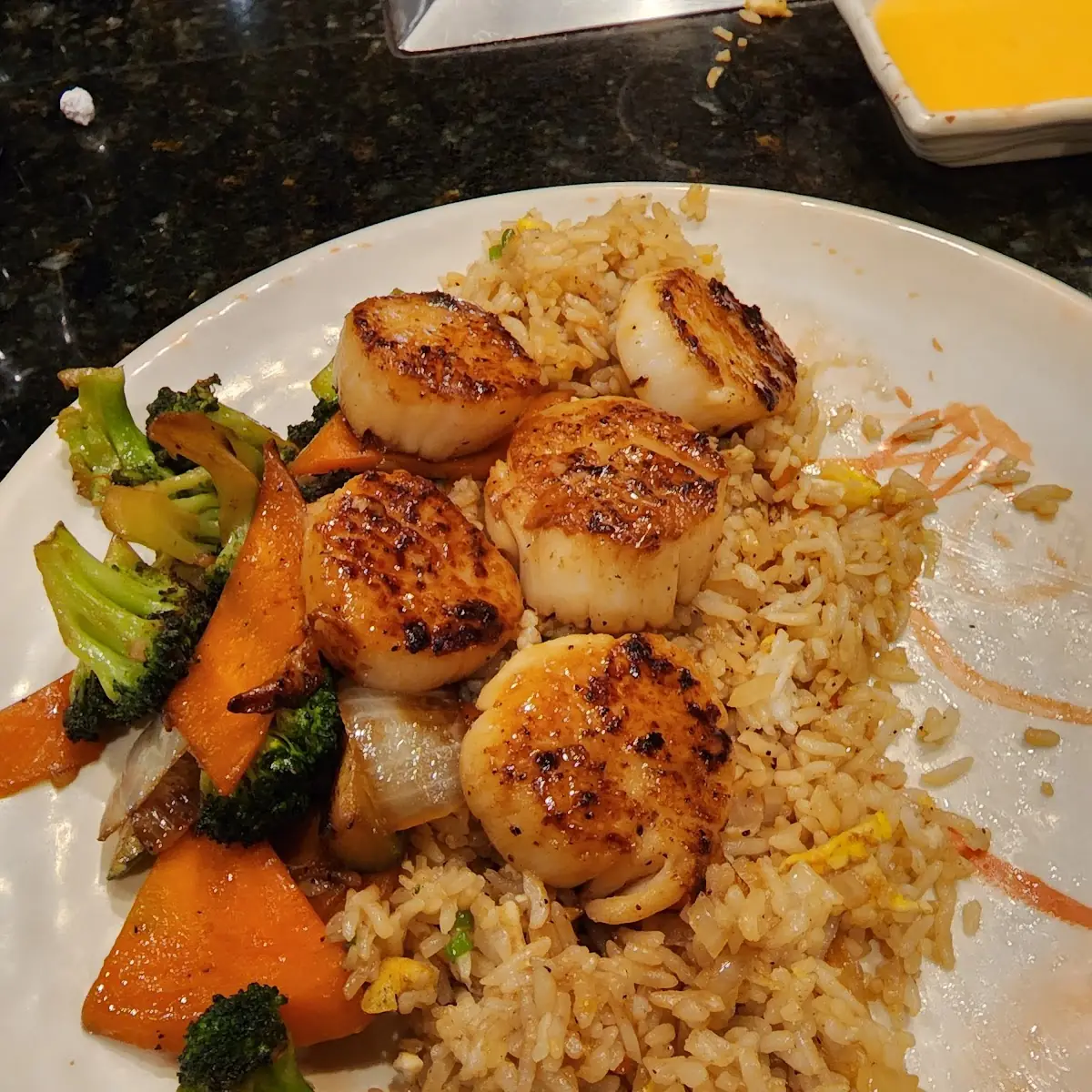 Grilled Shrimp and Fried Rice