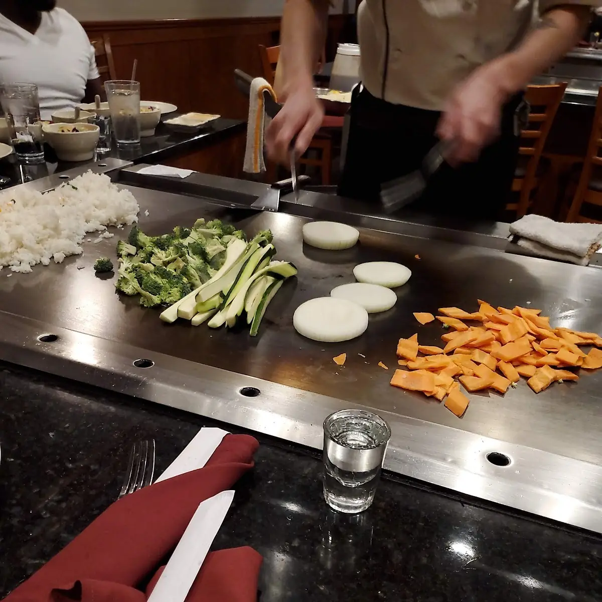 Vegetables and Fried Rice