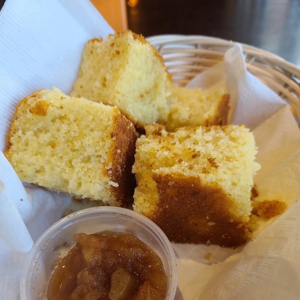 Cornbread and Apple Butter