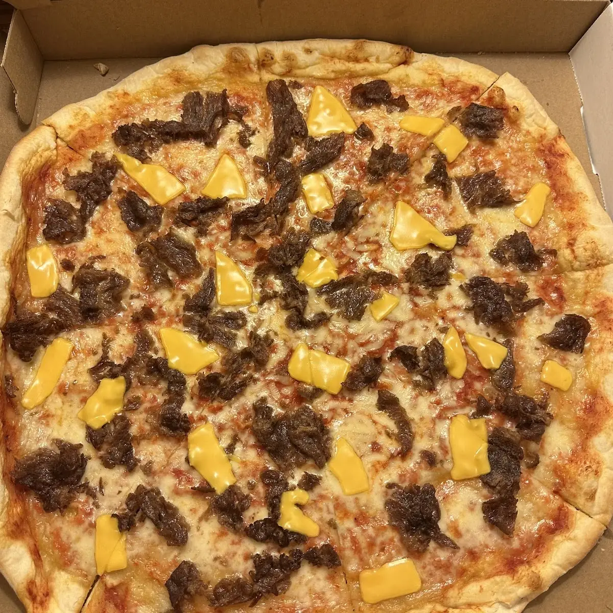 Cheese Steak Pizza