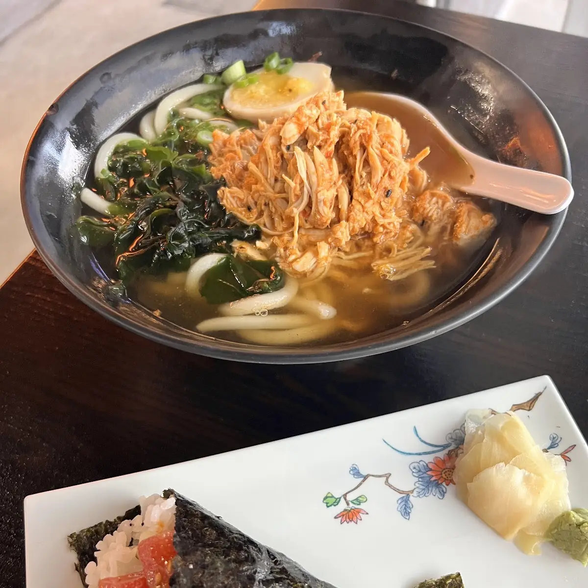 Spicy Pulled Chicken Udon
