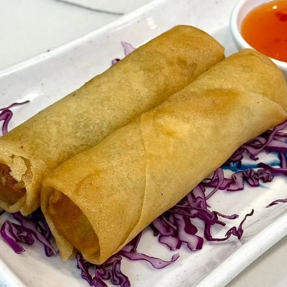 Spring Rolls and Sauce