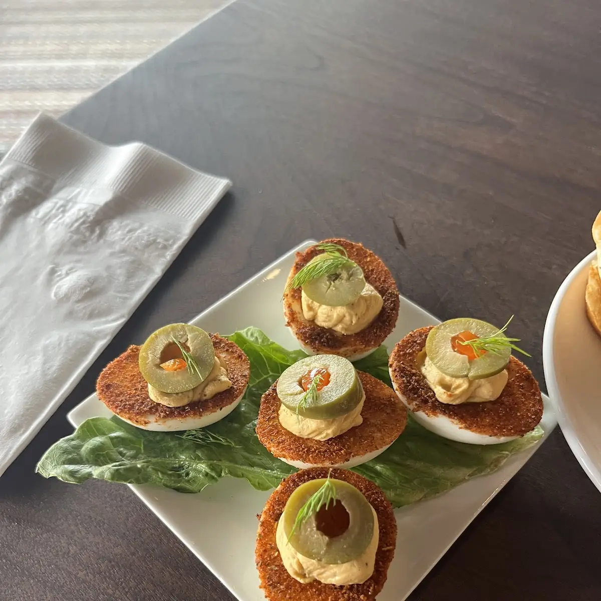 Bloody Mary Deviled Eggs