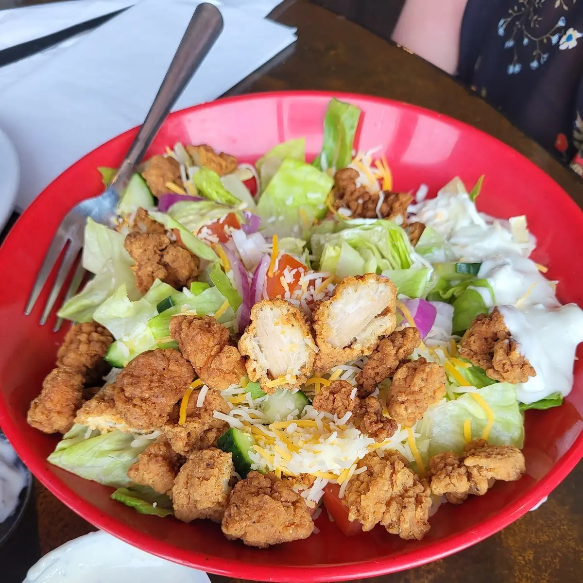 Fried Chicken Salad