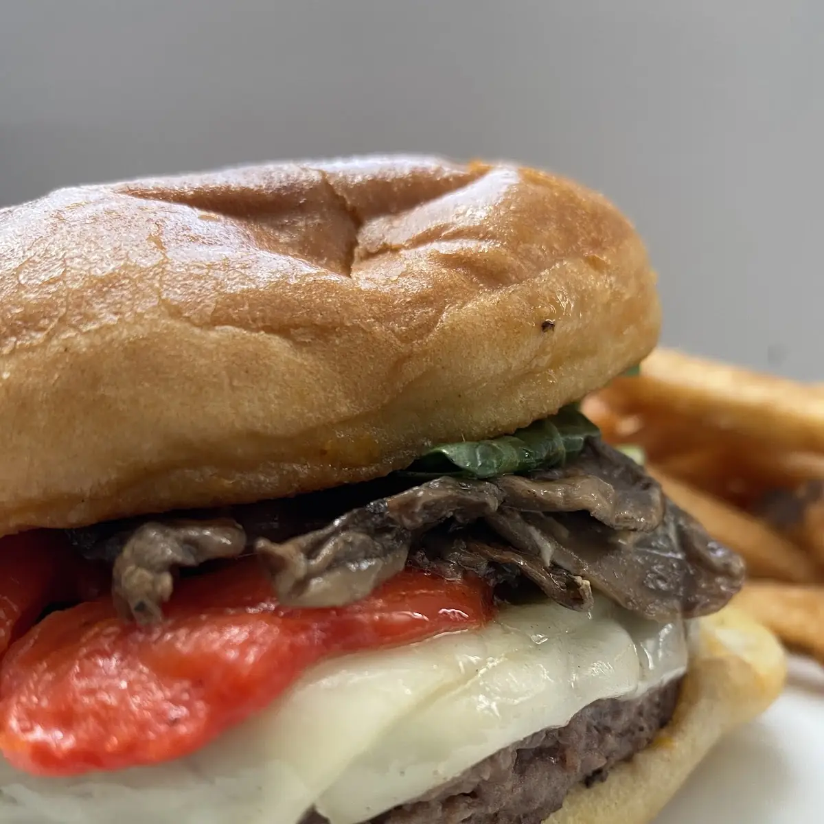 Mushroom Swiss Burger
