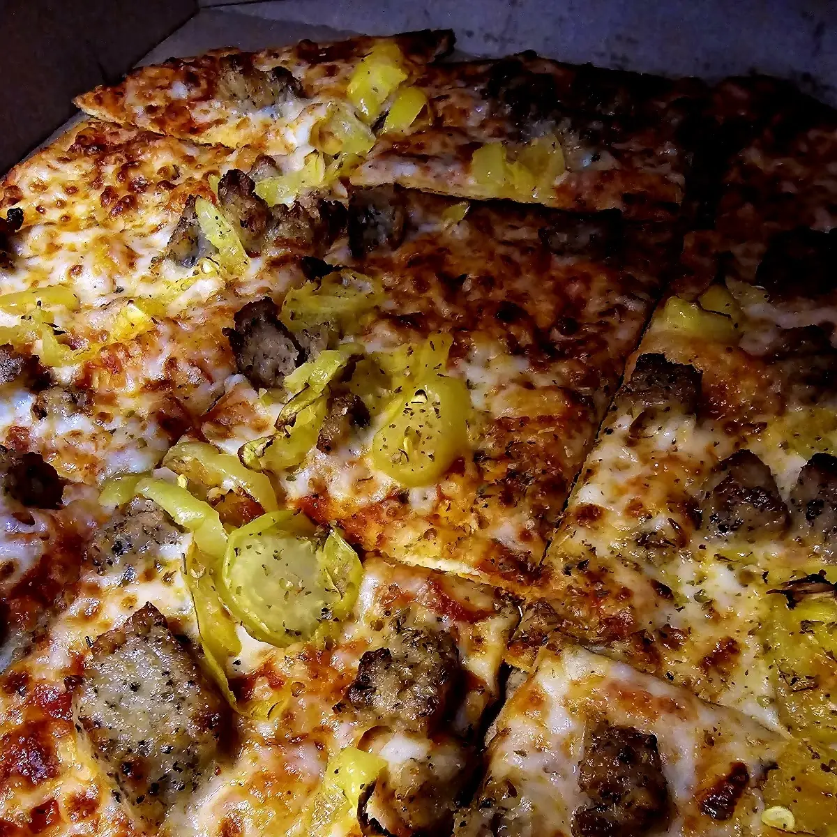 Sausage and Banana Peppers