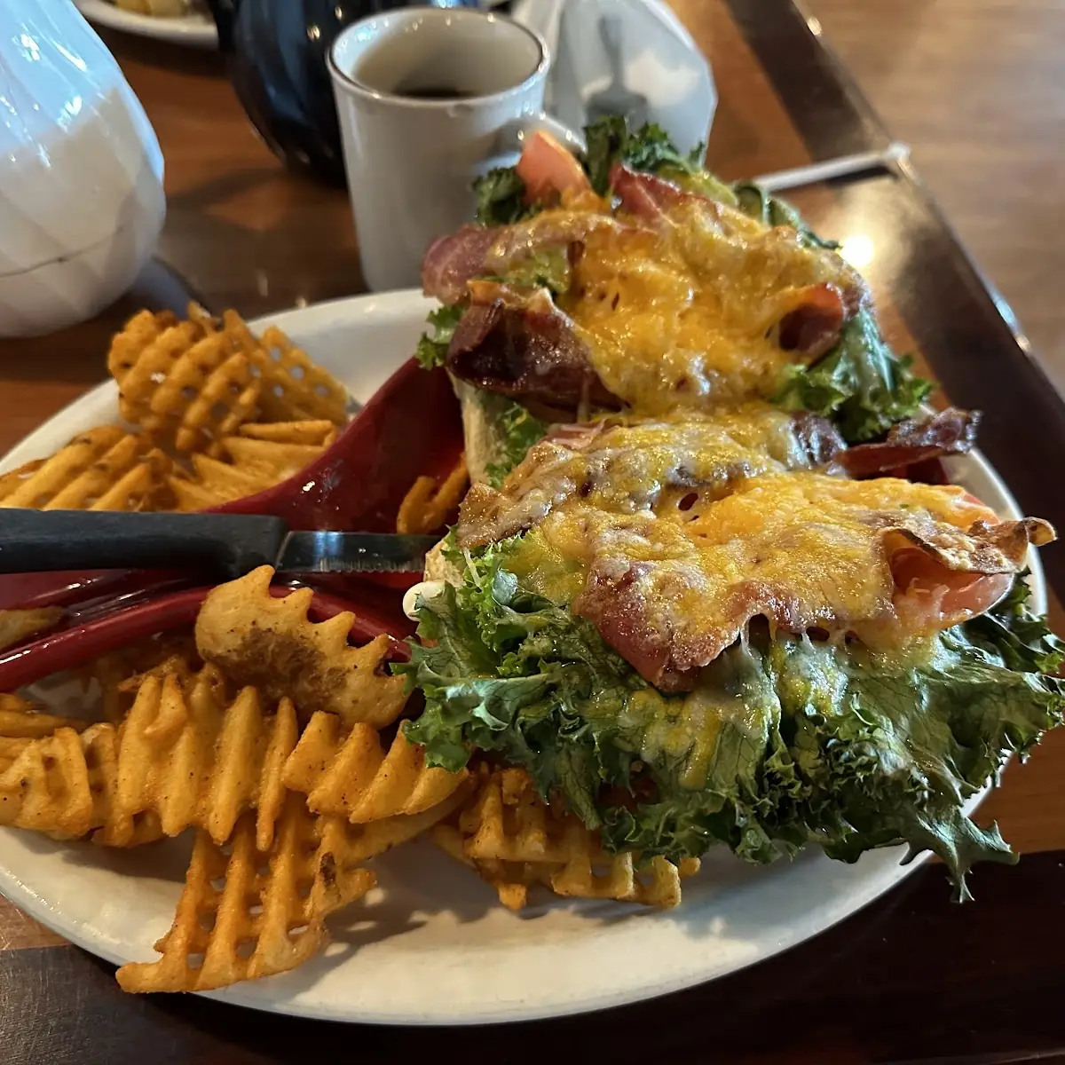 Open Face blt Sandwich