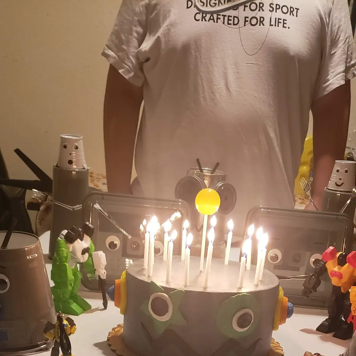 Robot Birthday Cake