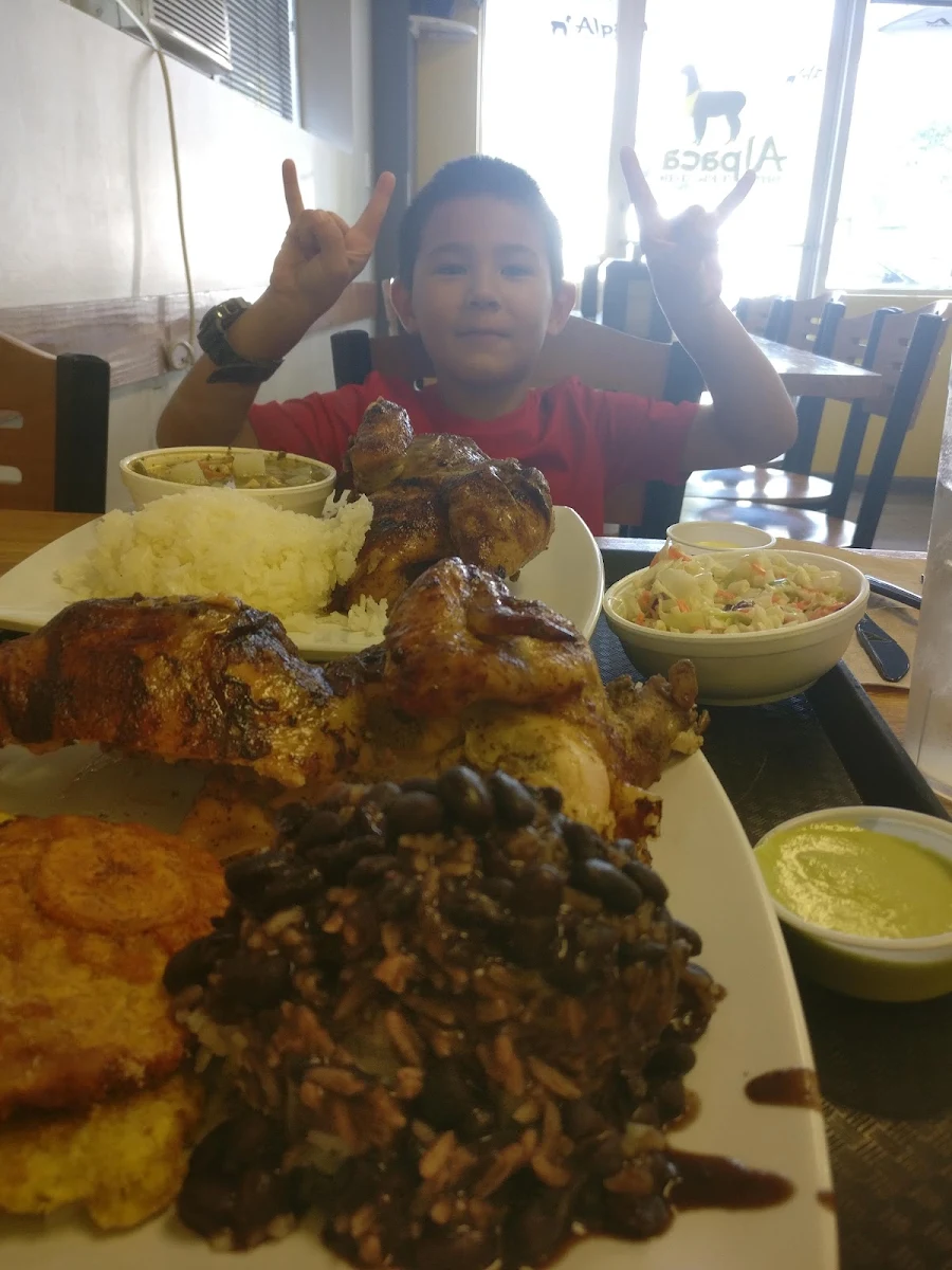 Half Chicken Black Beans and Rice