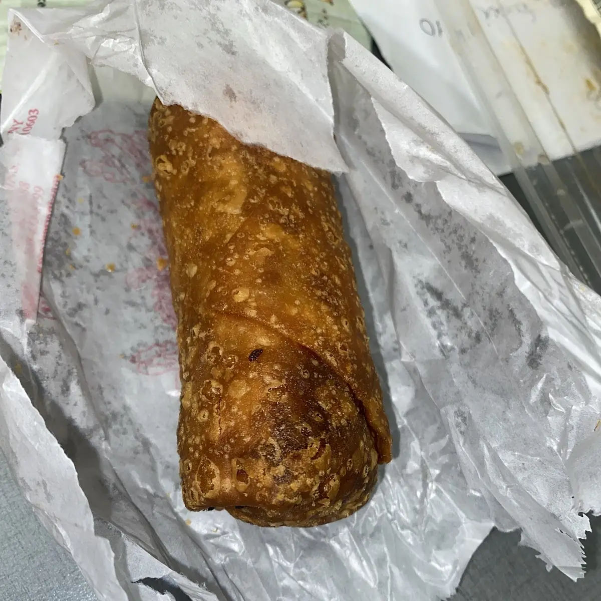 Roast Pork Egg Roll
