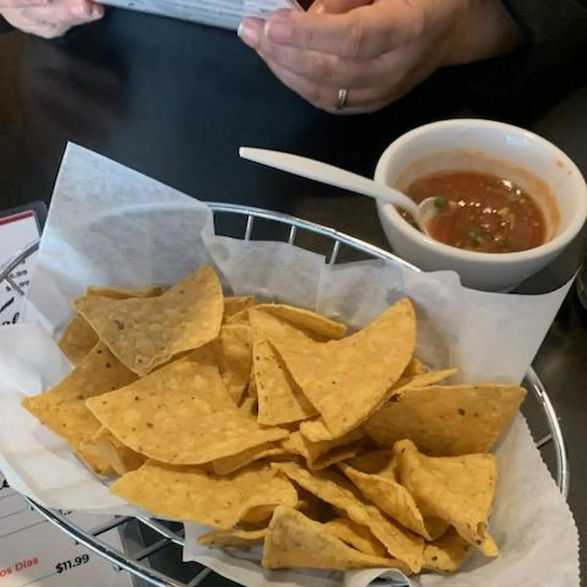 Chips & Salsa Extra Charge