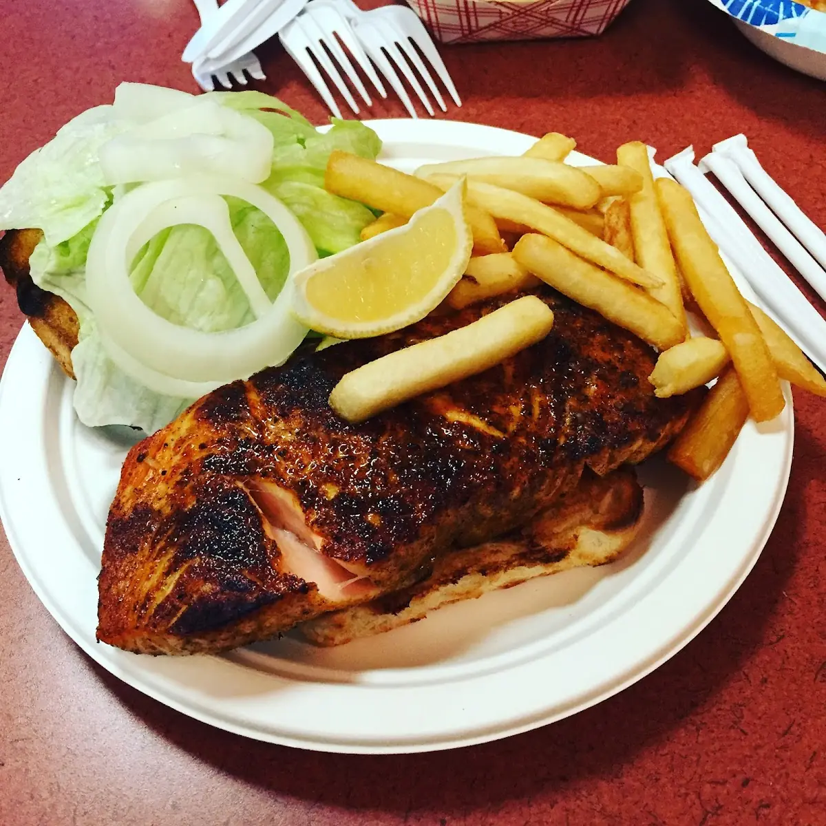 Grilled Salmon Burger