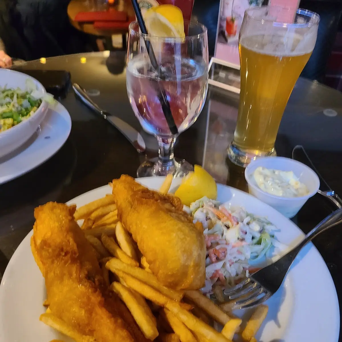 Salmon Fish and Chips