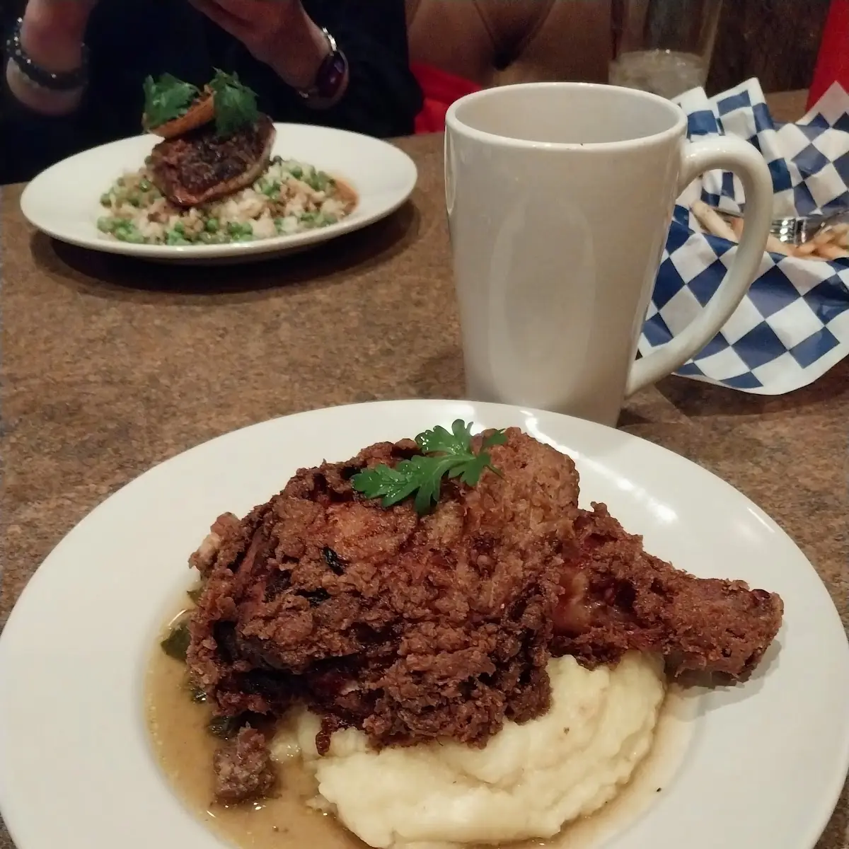 Fried Chicken and Greens