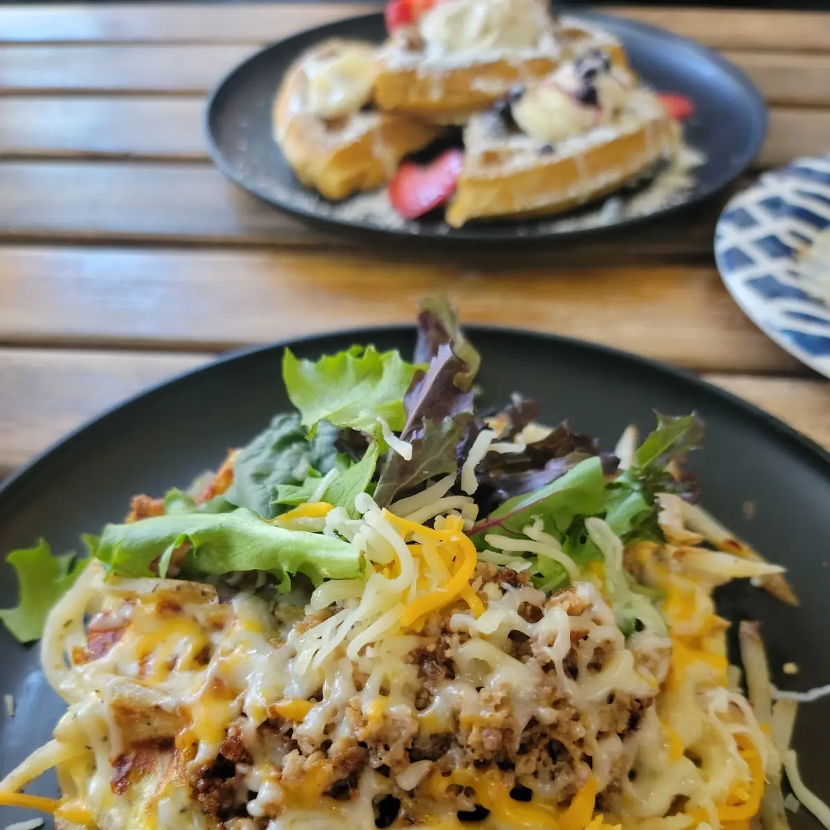 Loaded Potato Waffle