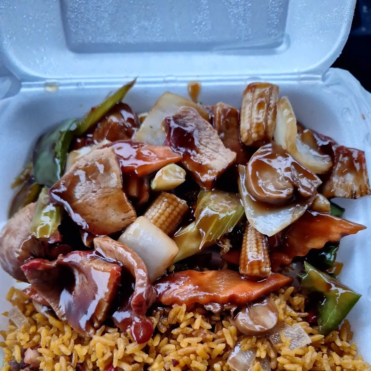 Roast Pork and Chinese Vegetables