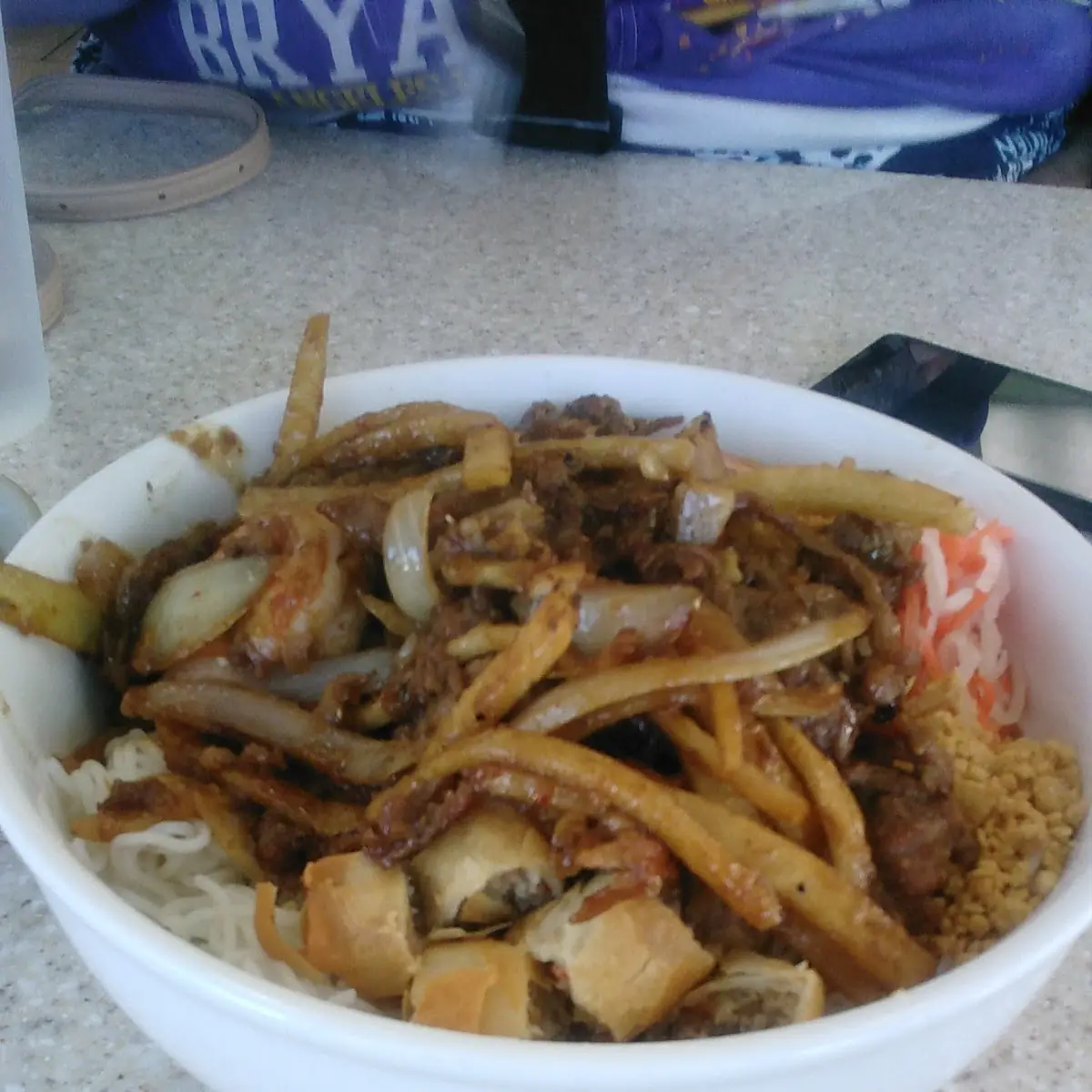 19. Seafood Over Vermicelli