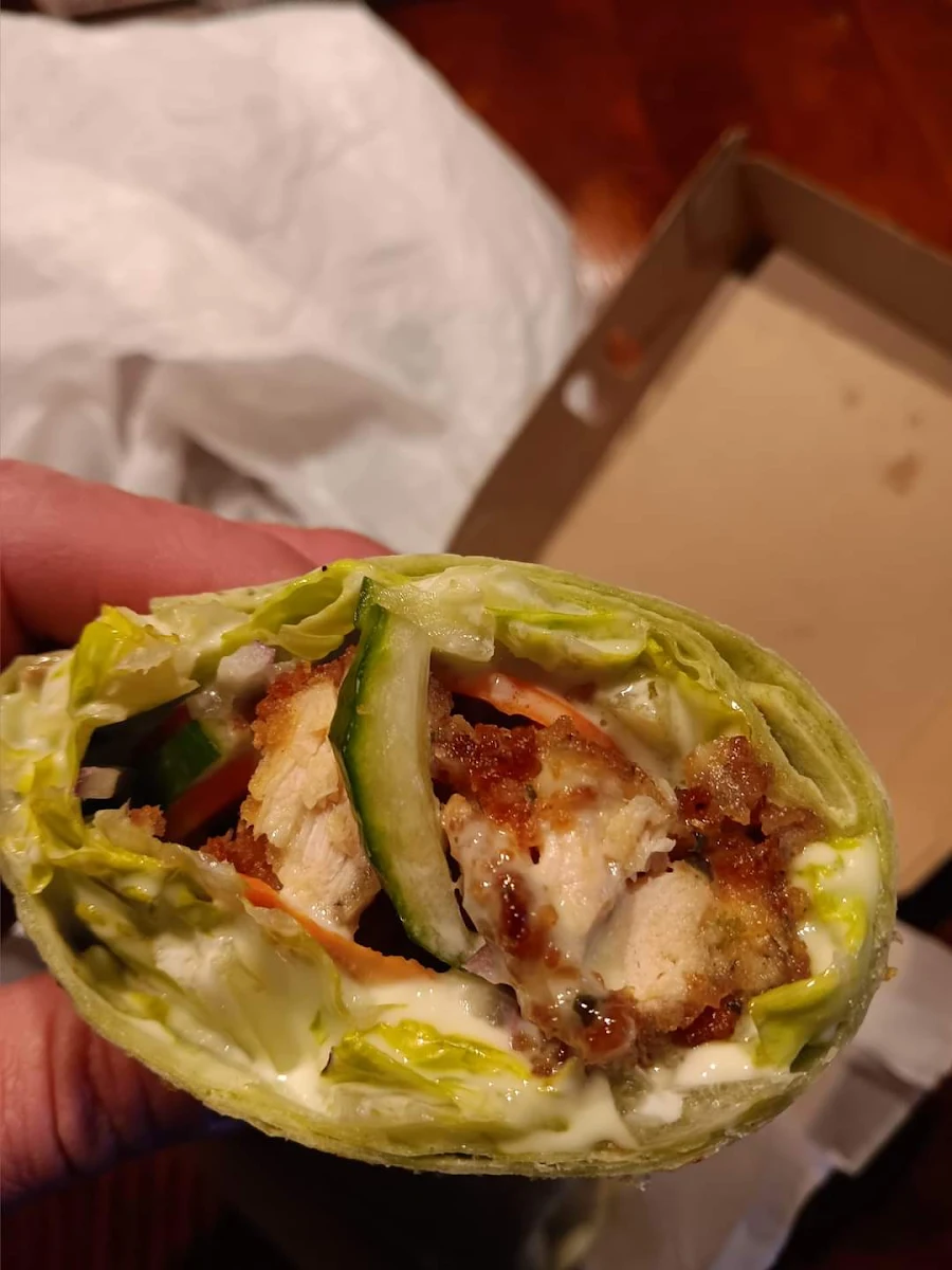 Wasabi Chicken Wrap