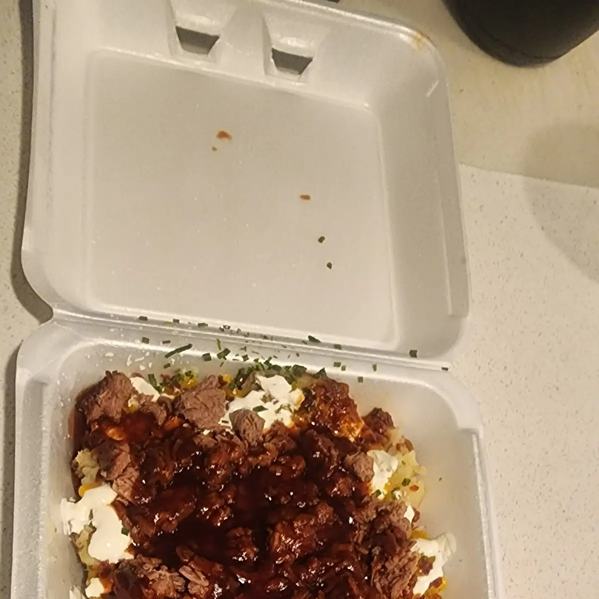 Loaded Baked Potato with Brisket