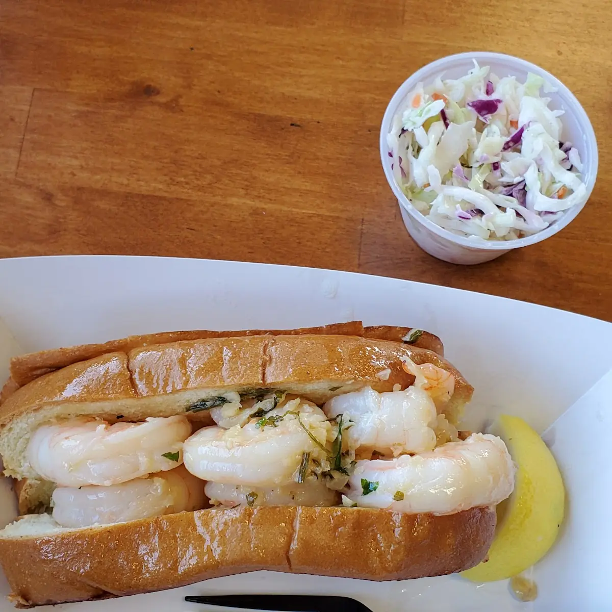 Grilled Shrimp Scampi Roll