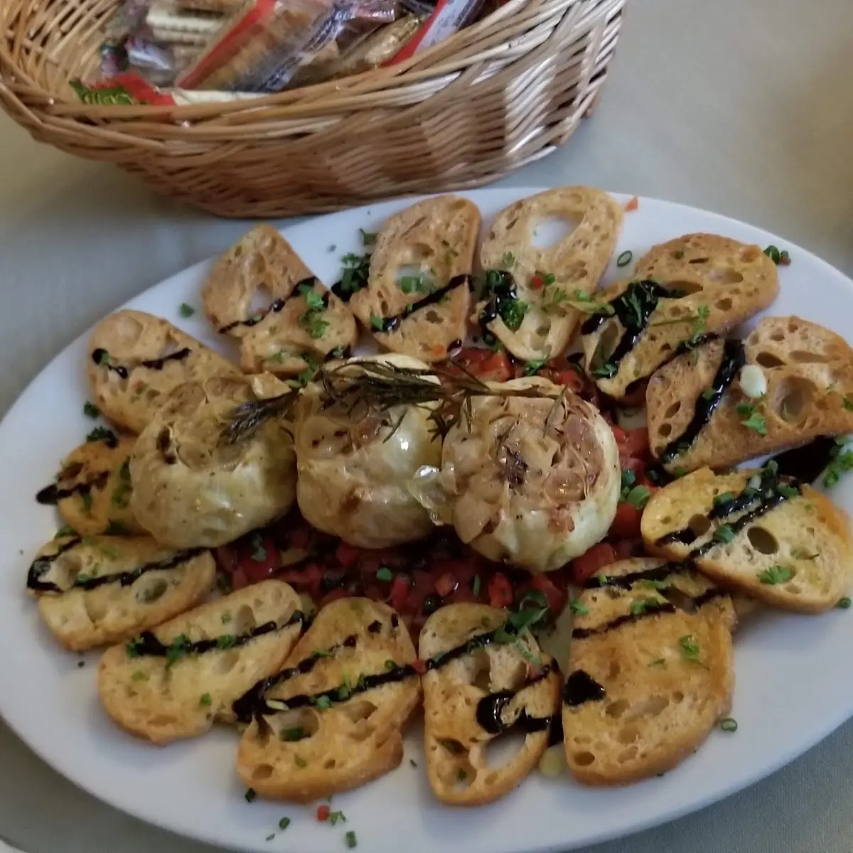 Garlic Bread Basket