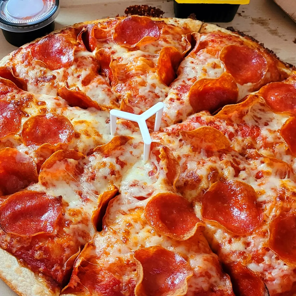 Deep Dish Pepperoni Pizza