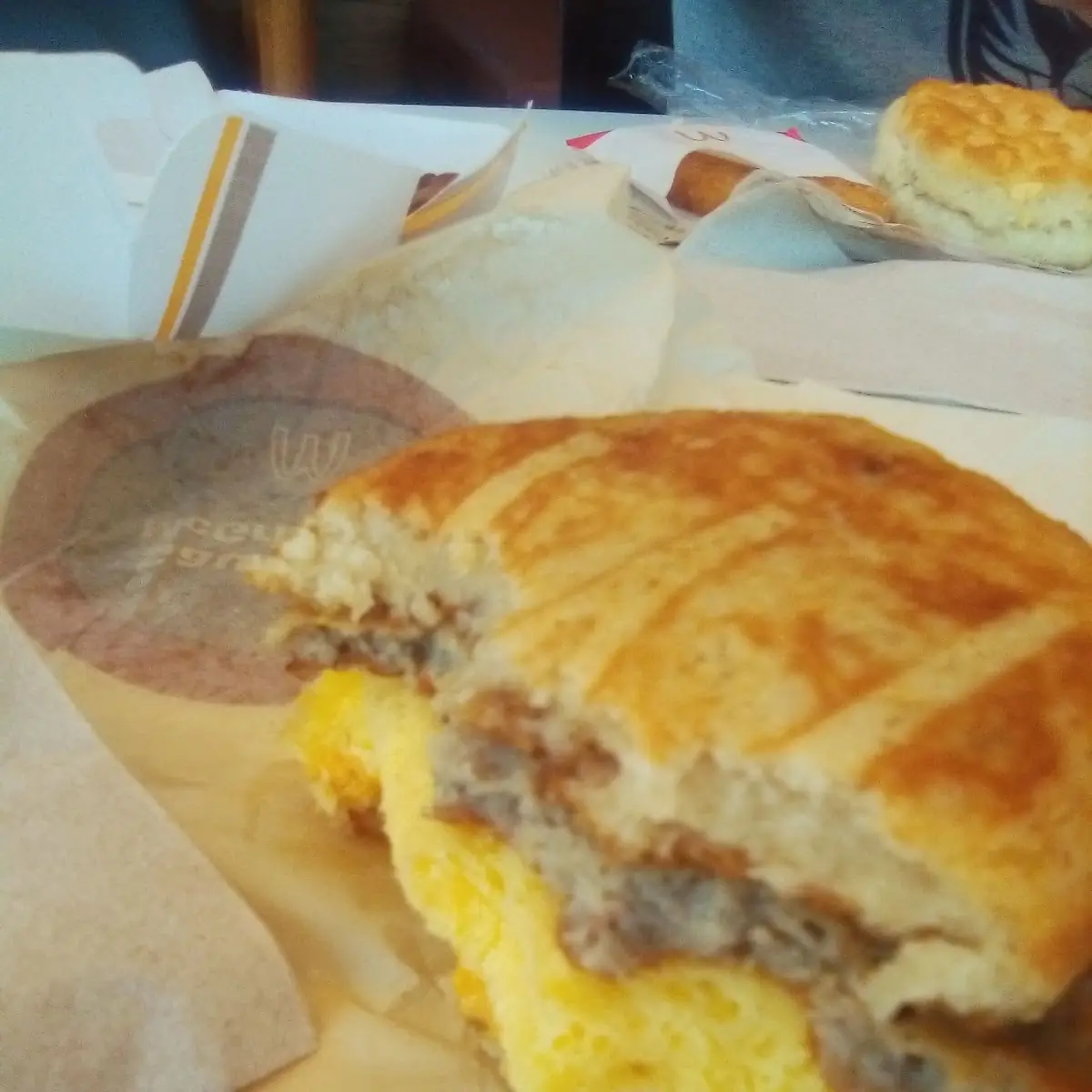 Sausage Egg & Cheese Mcgriddles