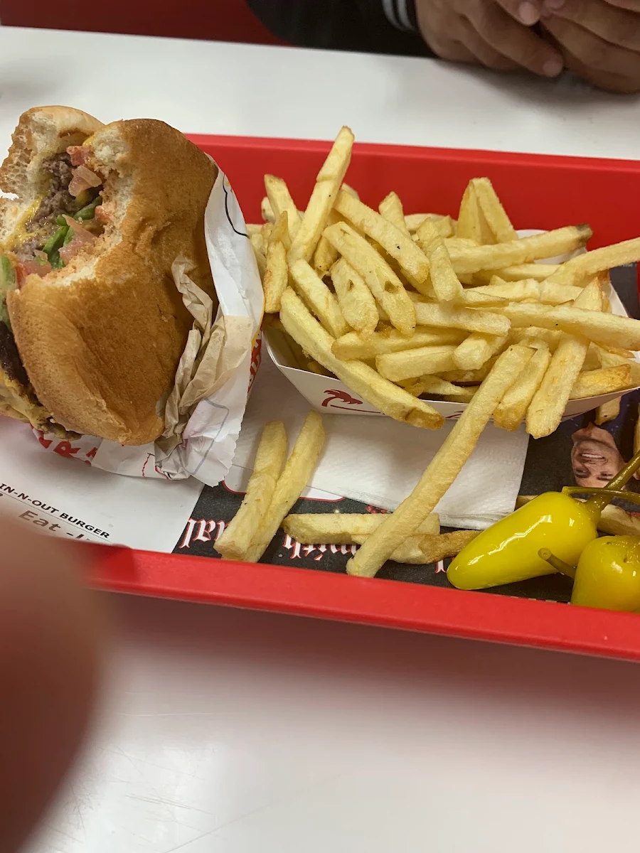 Classic Burger and Fries