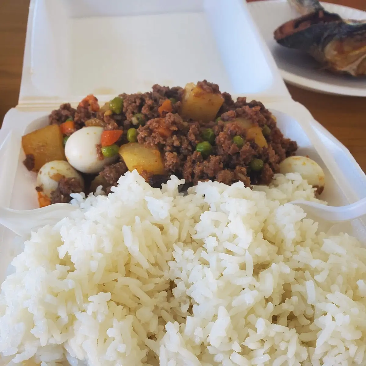 Picadillo Beef Giniling with Quail Eggs