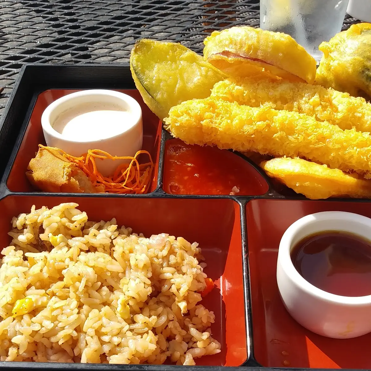 Vegetables Tempura Bento Box