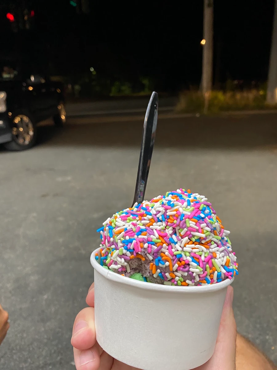 Non Dairy Idr with Rainbow Sprinkles