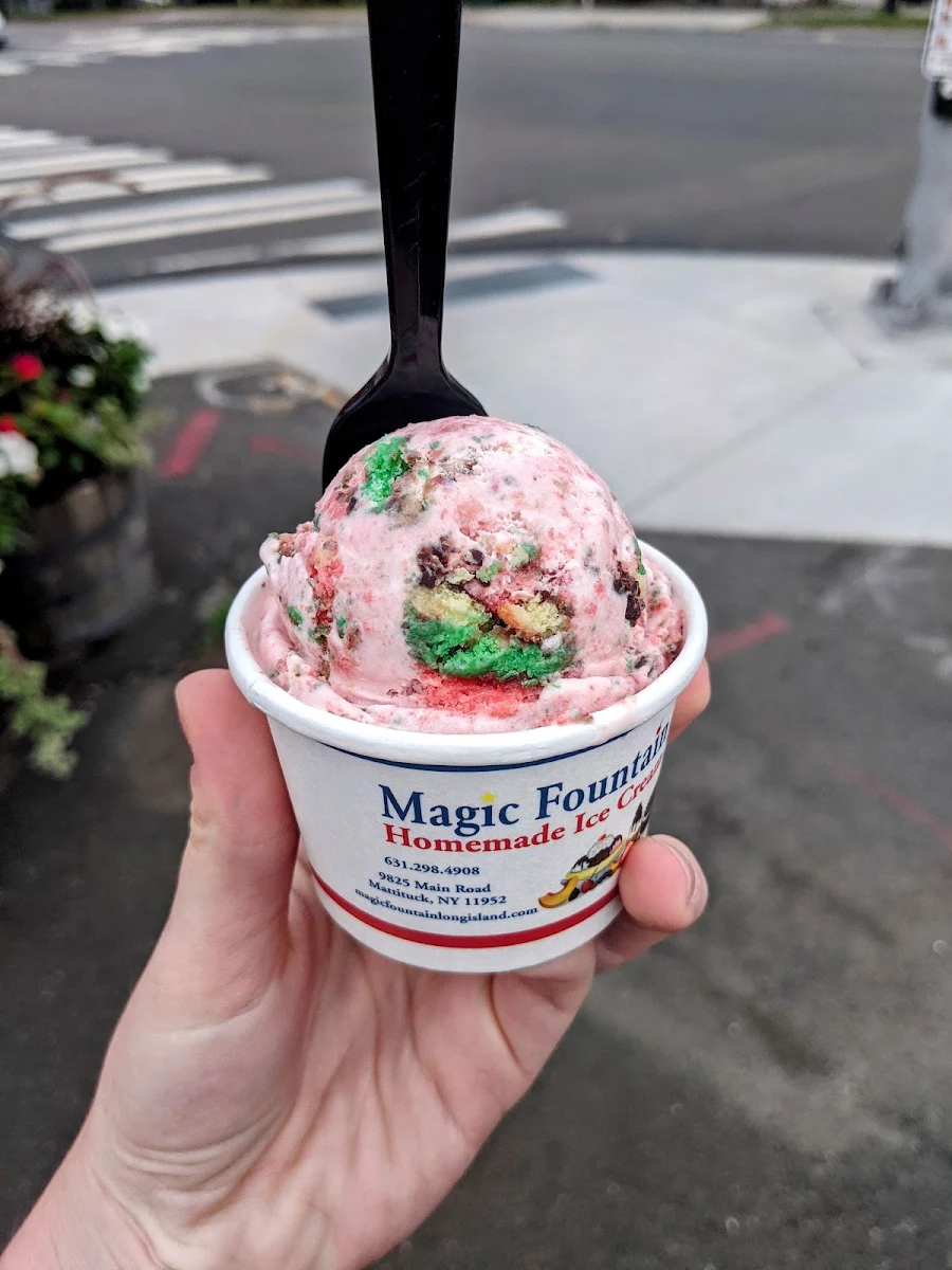 Rainbow Cookie Ice Cream