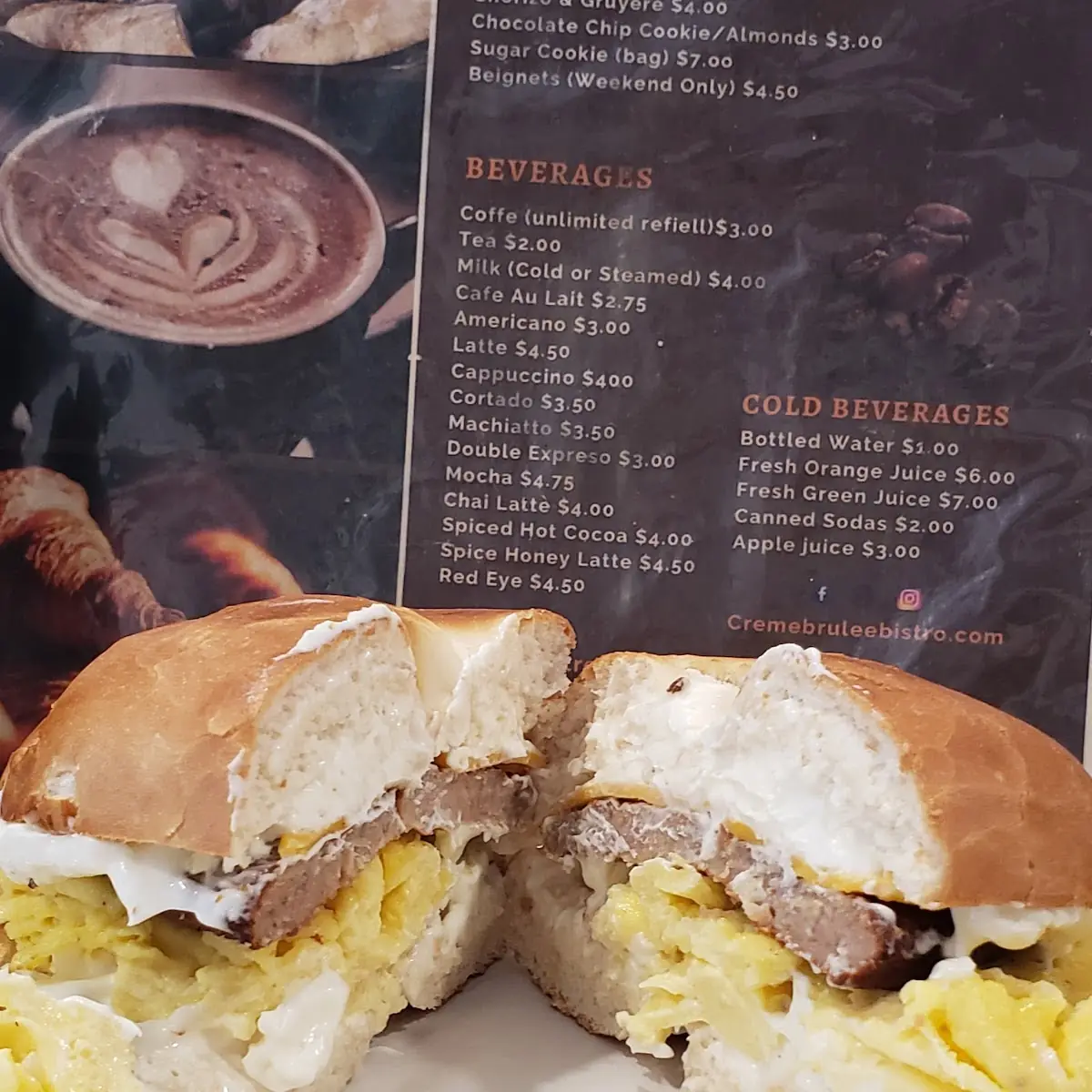 Egg Sandwich Plain Bagel