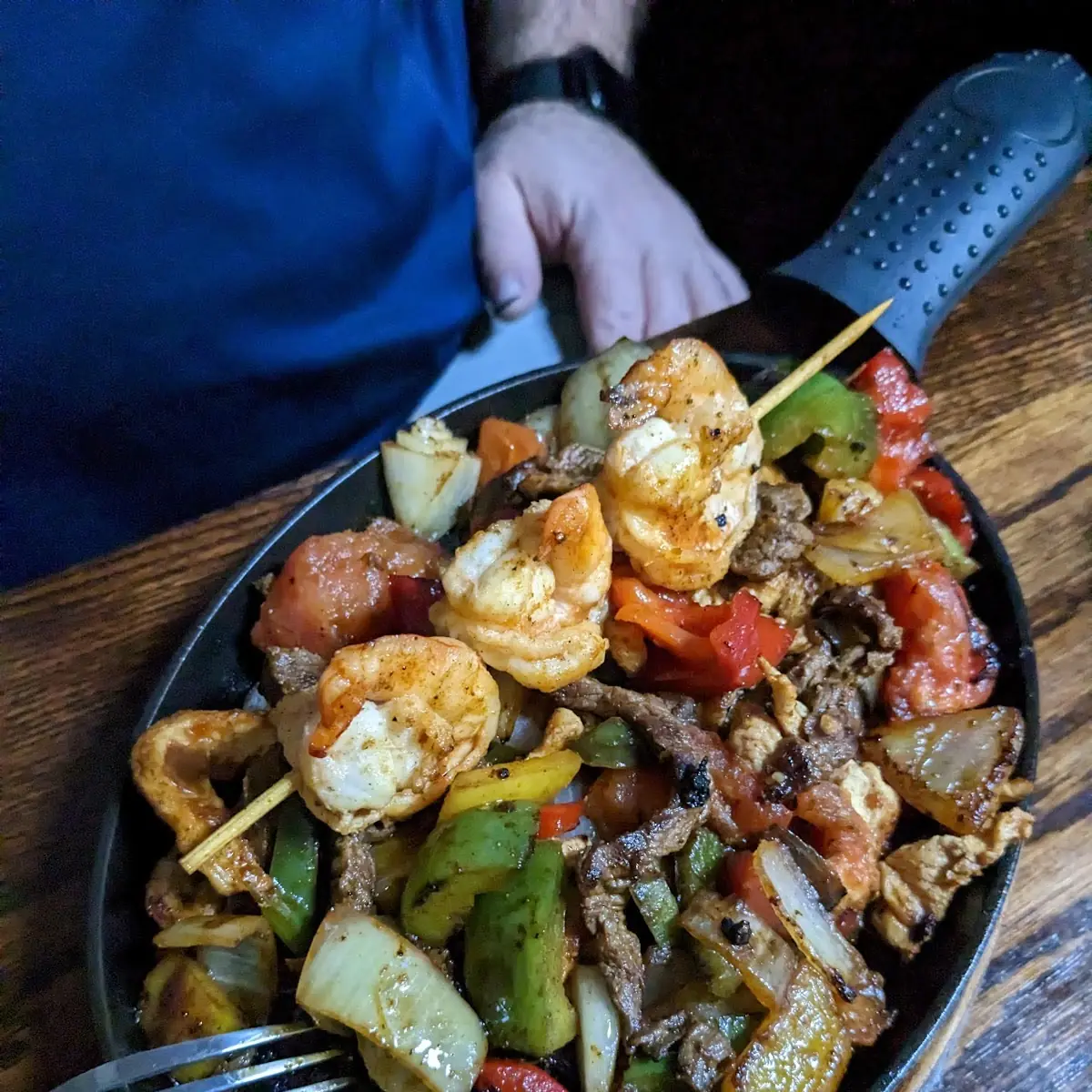 Stir Fry Shrimp Fajitas