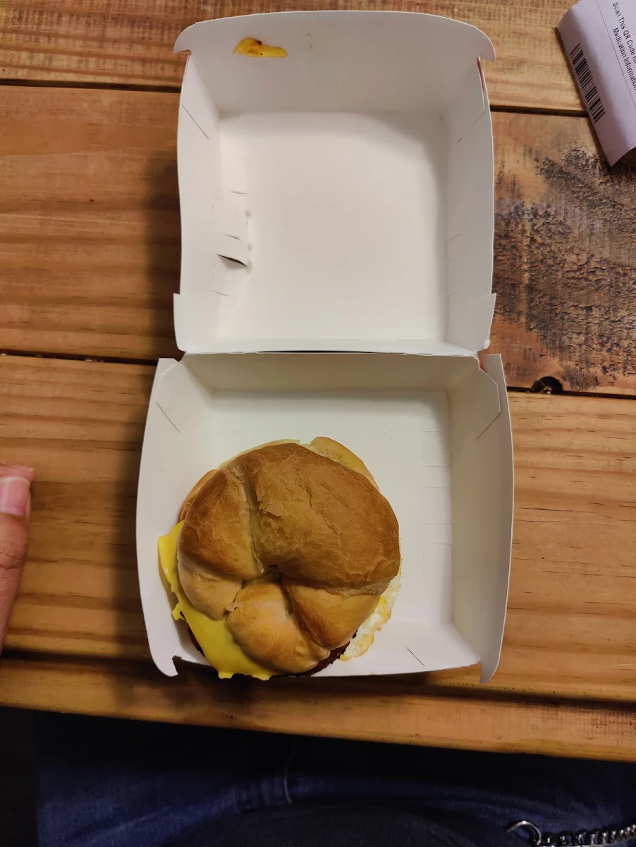 Sausage Egg and Cheese Croissant